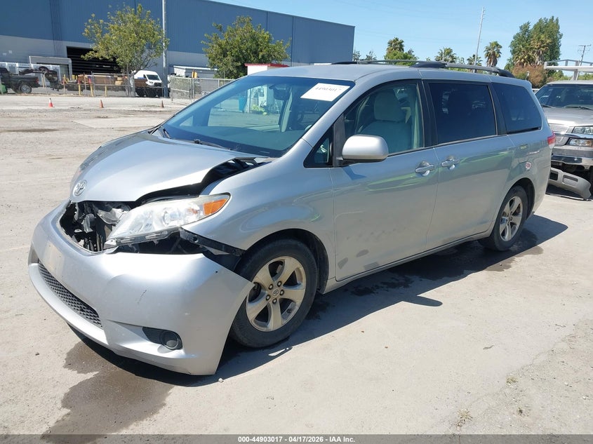 2014 Toyota Sienna VIN 5TDKK3DC6ES484060 IAAI salvage auction — FRONT END, Wait Title, sold $1,700 on 2026-07-20 (photo 2)