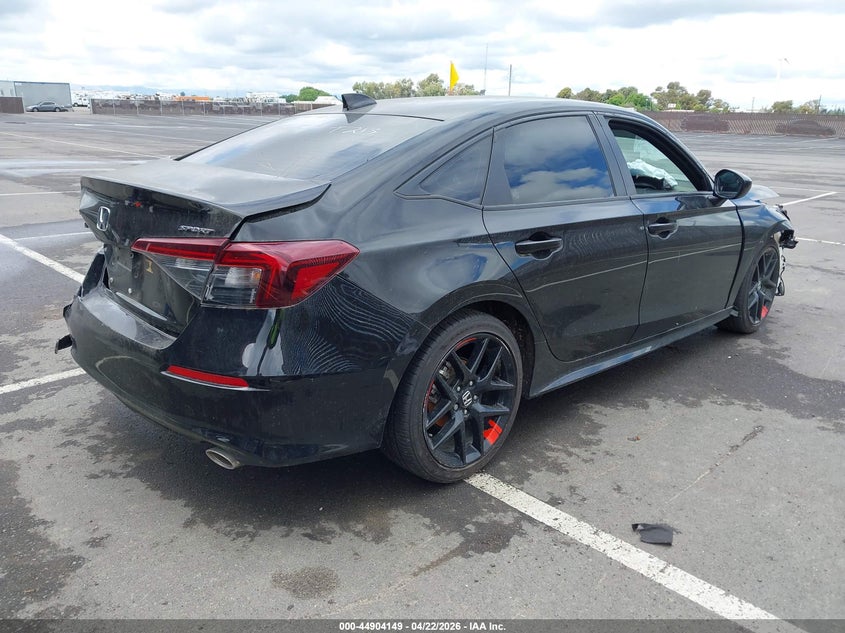 2025 Honda Civic VIN 2HGFE2F57SH569521 IAAI salvage auction — FRONT END, Clear (Colorado), sold $3,775 on 2026-07-18 (photo 4)