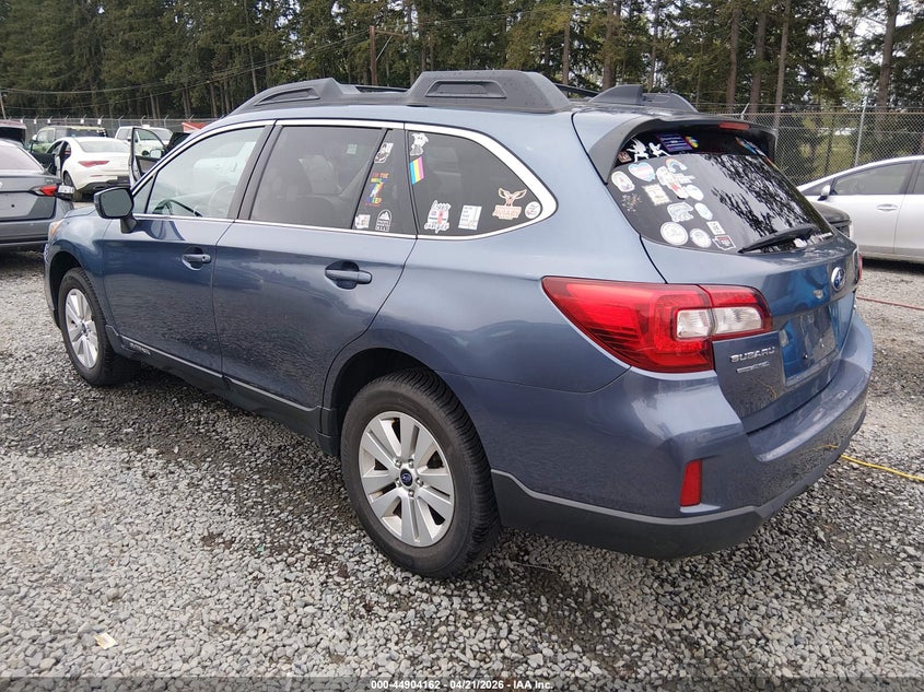 2016 Subaru Outback VIN 4S4BSACC7G3281152 IAAI salvage auction — FRONT END, Salvage Title, sold $2,900 on 2026-07-29 (photo 3)