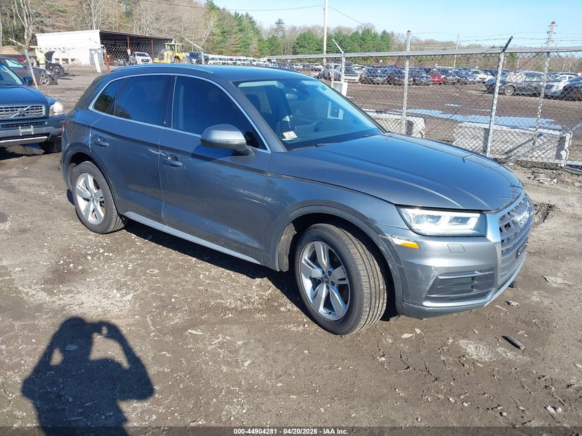 2018 Audi Q5 VIN WA1BNAFY8J2225098 IAAI salvage auction — RIGHT FRONT, Salvage (Massachusetts), sold $10,200 on 2026-07-09 (photo 1)
