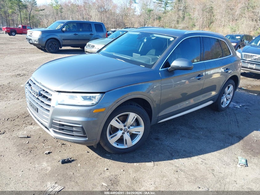2018 Audi Q5 VIN WA1BNAFY8J2225098 IAAI salvage auction — RIGHT FRONT, Salvage (Massachusetts), sold $10,200 on 2026-07-09 (photo 2)