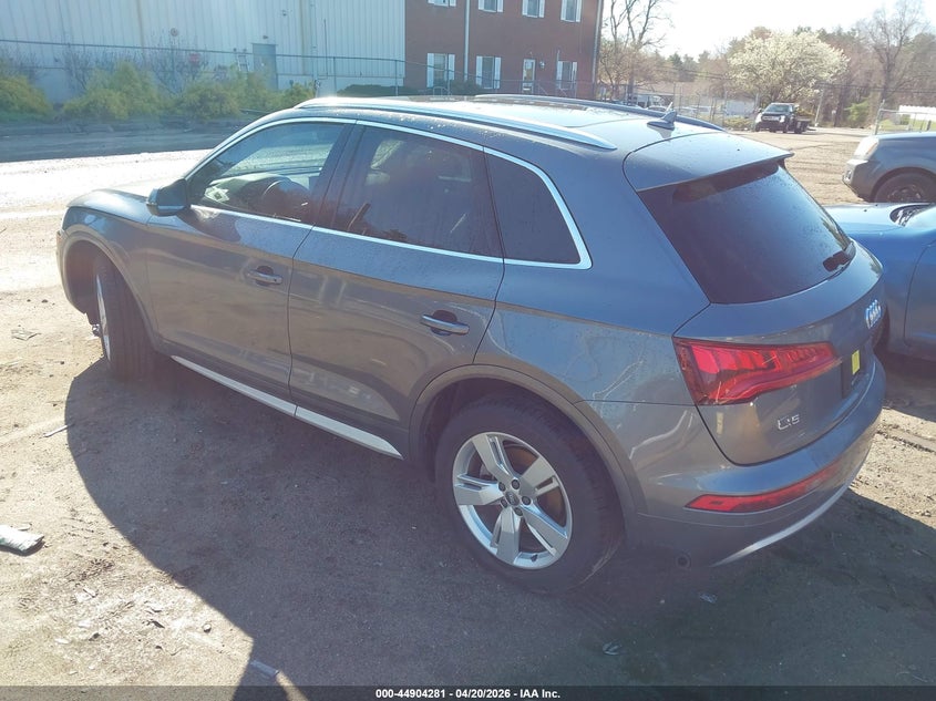 2018 Audi Q5 VIN WA1BNAFY8J2225098 IAAI salvage auction — RIGHT FRONT, Salvage (Massachusetts), sold $10,200 on 2026-07-09 (photo 3)