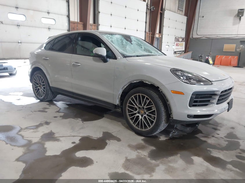 2023 Porsche Cayenne coupe VIN WP1BA2AY5PDA24107 IAAI salvage auction — FRONT END, Salvage Title, sold $36,350 on 2026-08-03 (photo 1)