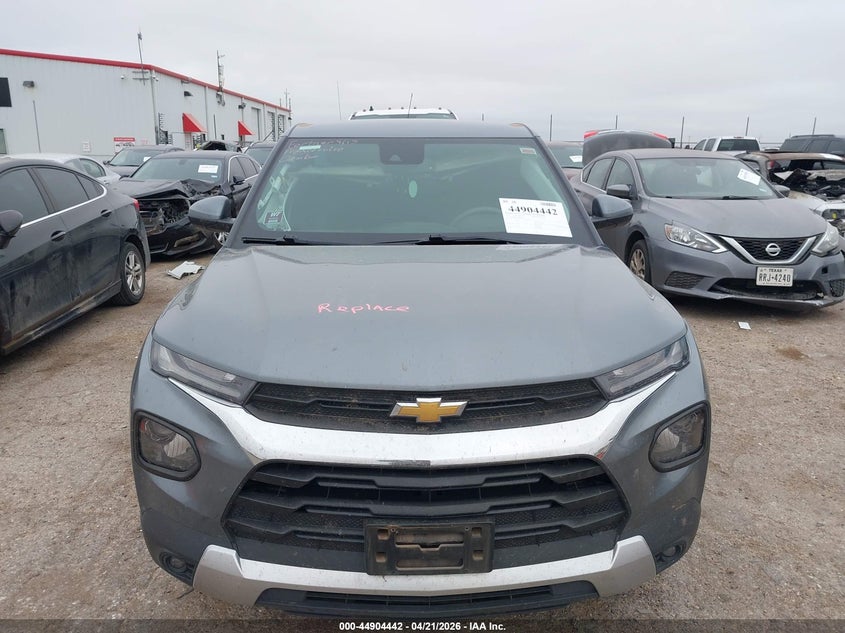 2021 Chevrolet Trailblazer VIN KL79MPS25MB046207 IAAI salvage auction — HAIL, Original (Texas), sold $5,875 on 2026-07-28 (photo 6)