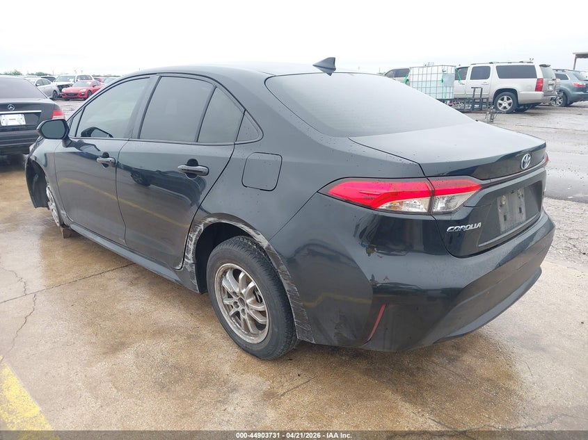 2022 Toyota Corolla VIN JTDEAMDE1NJ057051 IAAI salvage auction — LEFT SIDE, Original (Texas), sold $8,050 on 2026-07-13 (photo 3)