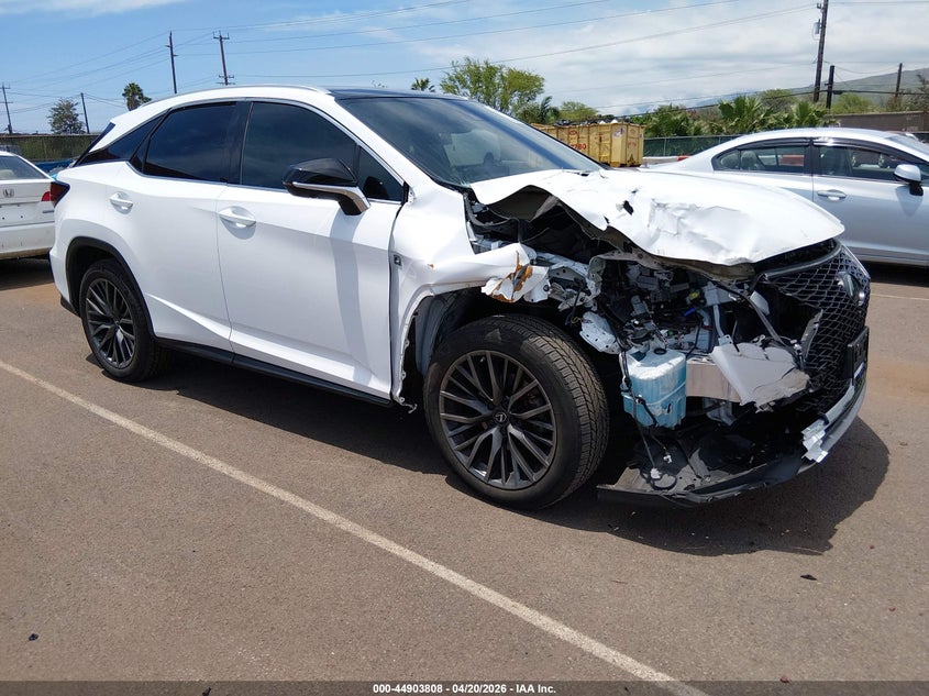 2020 Lexus Rx 350 VIN 2T2YZMAA4LC169161 IAAI salvage auction — RIGHT FRONT, Clear (Hawaii), sold $9,100 on 2026-07-28 (photo 1)