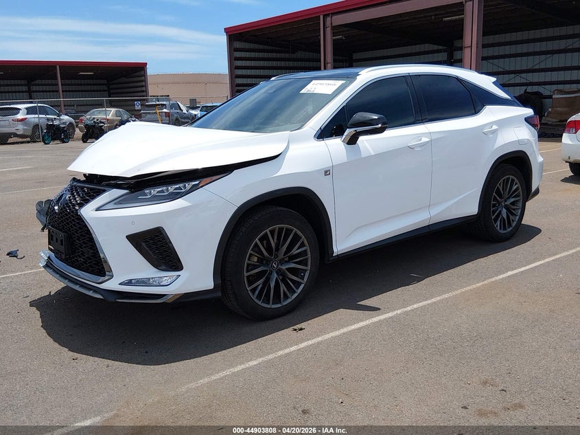 2020 Lexus Rx 350 VIN 2T2YZMAA4LC169161 IAAI salvage auction — RIGHT FRONT, Clear (Hawaii), sold $9,100 on 2026-07-28 (photo 2)