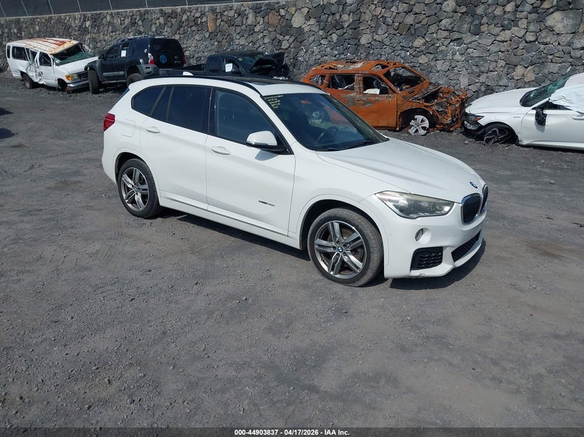 2017 BMW X1 VIN WBXHU7C34H5H38250 IAAI salvage auction — WATER/FLOOD, Salvage (Hawaii), sold $2,225 on 2026-07-14 (photo 1)