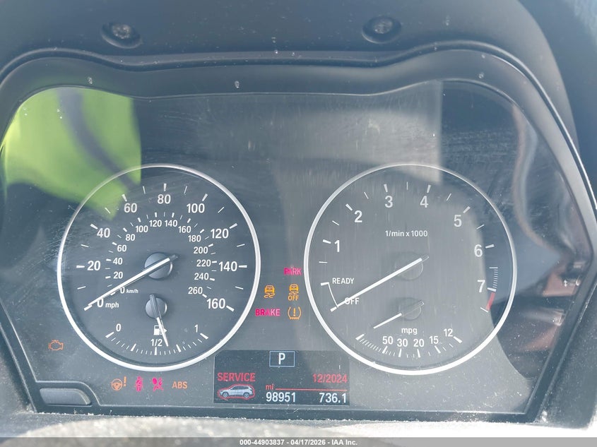 2017 BMW X1 VIN WBXHU7C34H5H38250 IAAI salvage auction — WATER/FLOOD, Salvage (Hawaii), sold $2,225 on 2026-07-14 (photo 7)