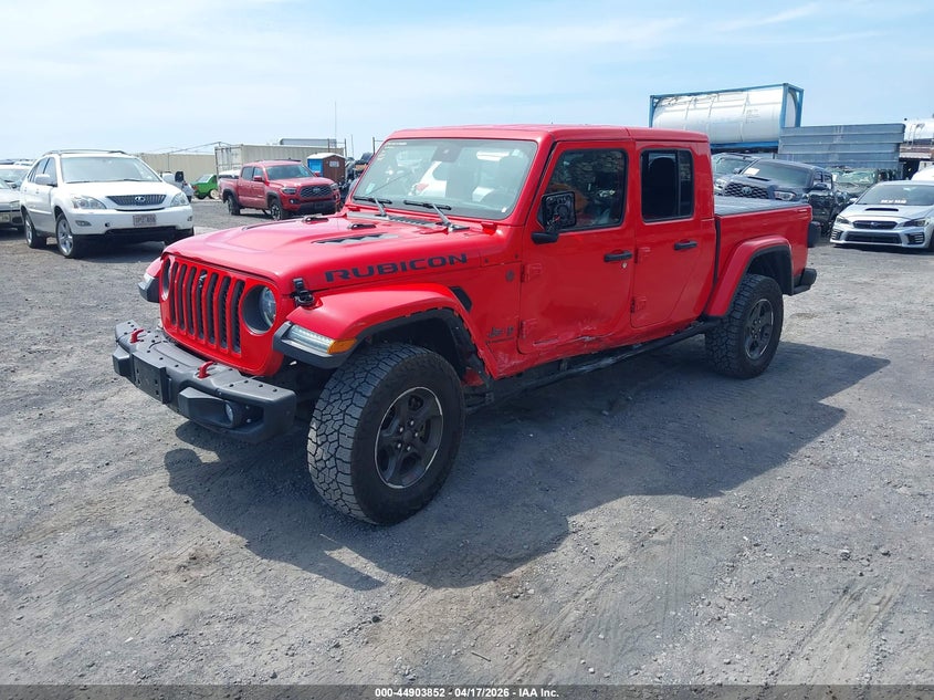 2021 Jeep Gladiator VIN 1C6JJTBG8ML590439 IAAI salvage auction — LEFT SIDE, Wait Title, sold $12,100 on 2026-07-28 (photo 2)