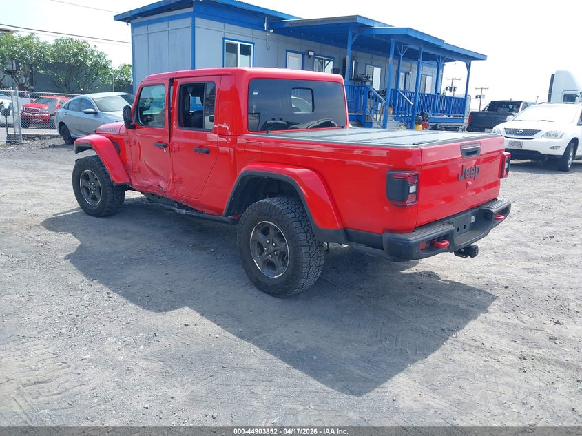 2021 Jeep Gladiator VIN 1C6JJTBG8ML590439 IAAI salvage auction — LEFT SIDE, Wait Title, sold $12,100 on 2026-07-28 (photo 3)