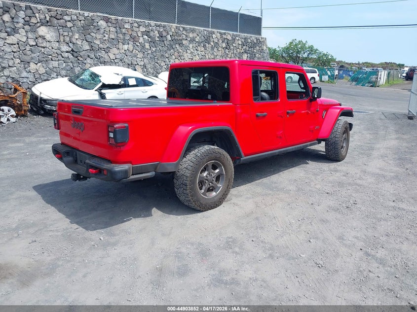 2021 Jeep Gladiator VIN 1C6JJTBG8ML590439 IAAI salvage auction — LEFT SIDE, Wait Title, sold $12,100 on 2026-07-28 (photo 4)