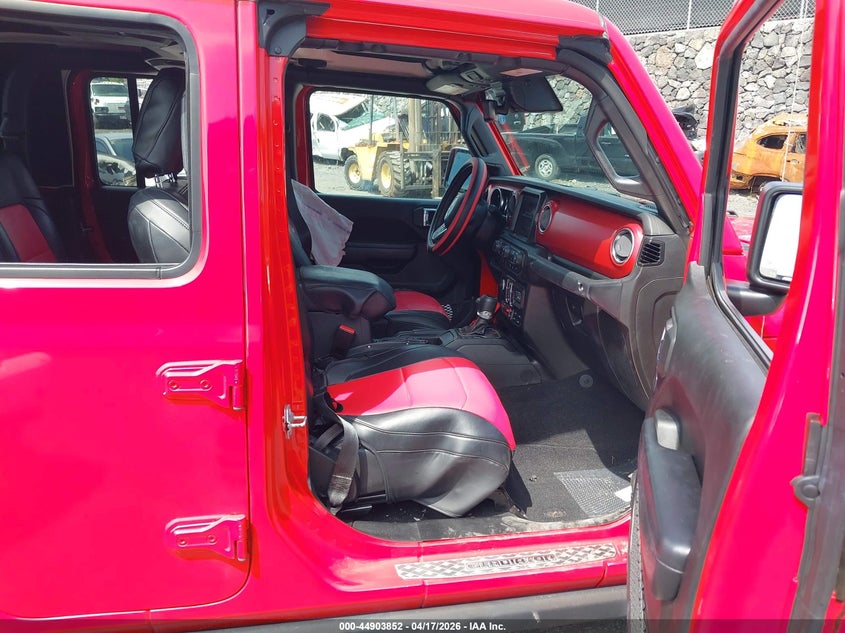 2021 Jeep Gladiator VIN 1C6JJTBG8ML590439 IAAI salvage auction — LEFT SIDE, Wait Title, sold $12,100 on 2026-07-28 (photo 5)