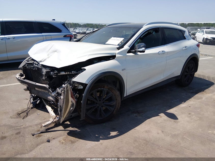 2019 Infiniti Qx30 VIN SJKCH5CR9KA011036 IAAI salvage auction — FRONT END, Salvage Title, sold $725 on 2026-07-29 (photo 2)