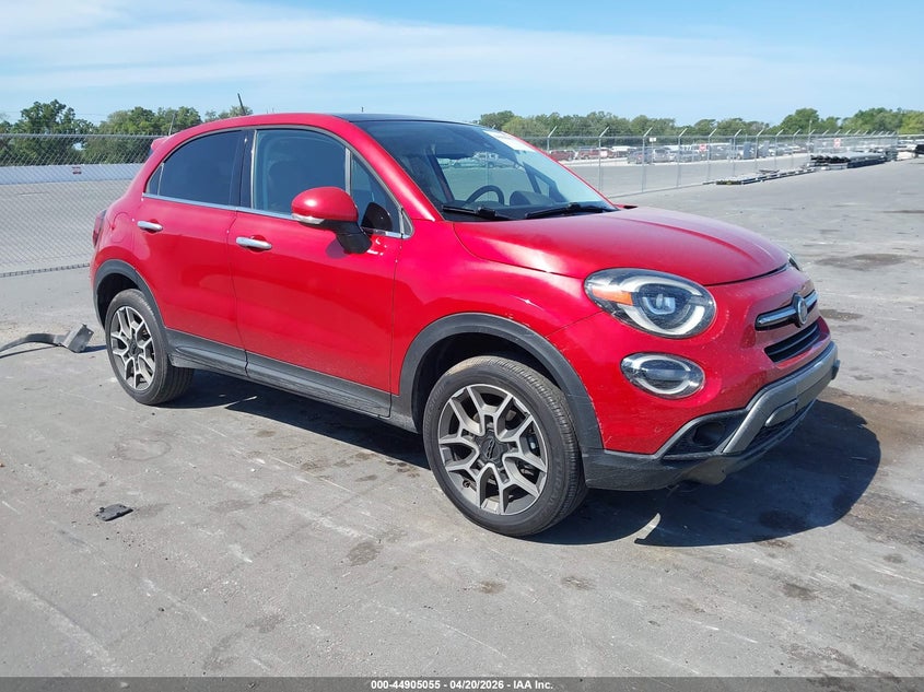 2019 Fiat 500x VIN ZFBNFYD17KP789654 IAAI salvage auction — LEFT FRONT, Salvage Title, sold $2,750 on 2026-07-06 (photo 1)