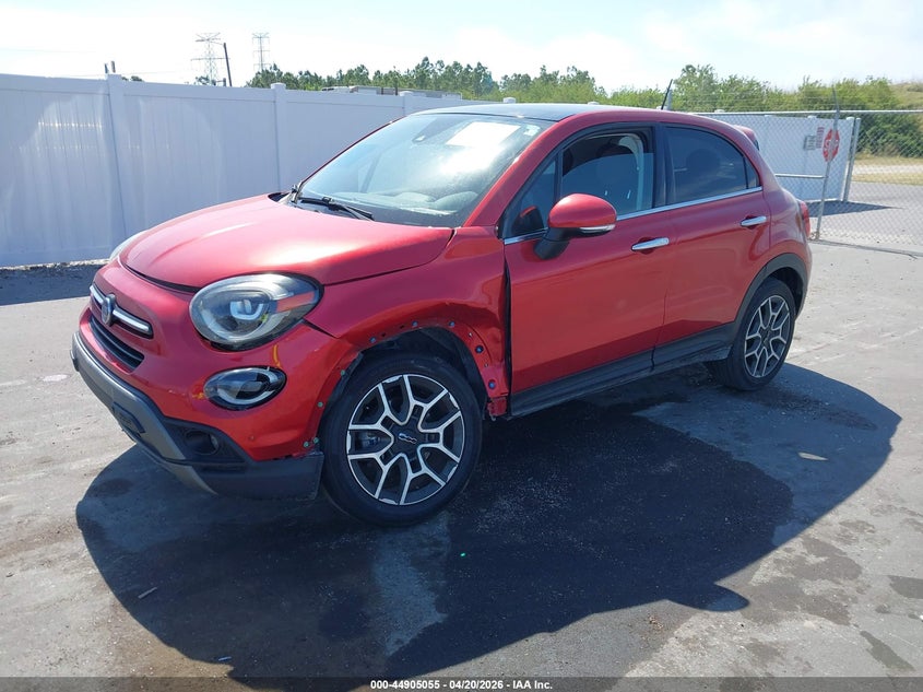 2019 Fiat 500x VIN ZFBNFYD17KP789654 IAAI salvage auction — LEFT FRONT, Salvage Title, sold $2,750 on 2026-07-06 (photo 2)