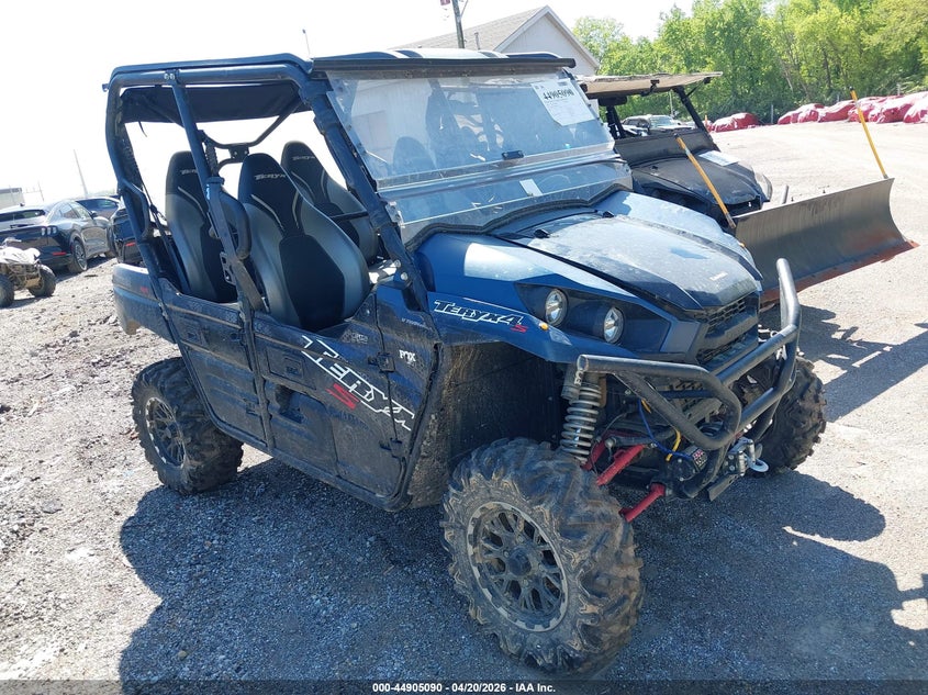 2024 Kawasaki VIN JKBRTCJ16RB509539 IAAI salvage auction — LEFT FRONT, Salvage (Indiana), sold $4,750 on 2026-07-08 (photo 1)