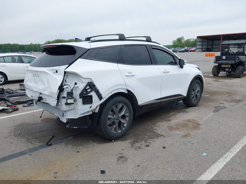 2024 Kia Sportage VIN 5XYK43DFXRG194556 IAAI salvage auction — REAR END, Salvage Title, sold $9,000 on 2026-07-30 (photo 4)