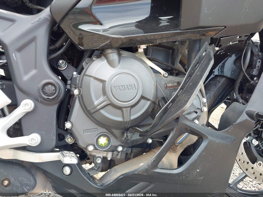 2025 Yamaha VIN MH3RH25E9SK001205 IAAI salvage auction — FRONT END, Salvage Title, sold $425 on 2026-07-14 (photo 8)
