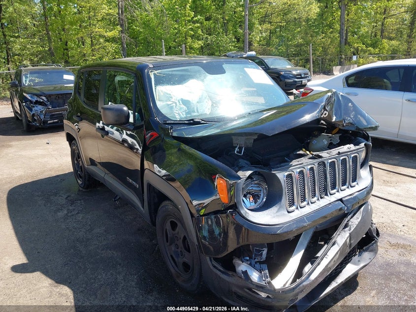 2015 Jeep Renegade VIN ZACCJAAT7FPC21722 IAAI salvage auction — FRONT END, Salvage - Greater Than 75% (Maryland), sold $625 on 2026-08-05 (photo 1)