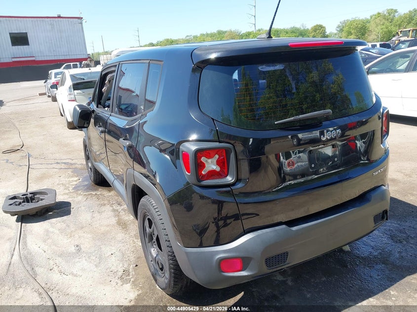 2015 Jeep Renegade VIN ZACCJAAT7FPC21722 IAAI salvage auction — FRONT END, Salvage - Greater Than 75% (Maryland), sold $625 on 2026-08-05 (photo 3)