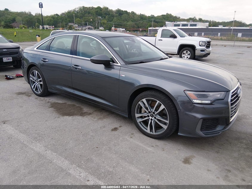 2021 Audi A6 VIN WAUK2AF2XMN058575 IAAI salvage auction — REAR END, Salvage Title, sold $14,500 on 2026-07-14 (photo 1)