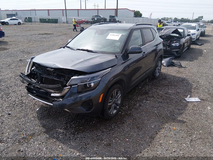 2021 Kia Seltos VIN KNDEU2AA4M7185793 IAAI salvage auction — FRONT END, Salvage (Louisiana), sold $3,100 on 2026-07-08 (photo 2)