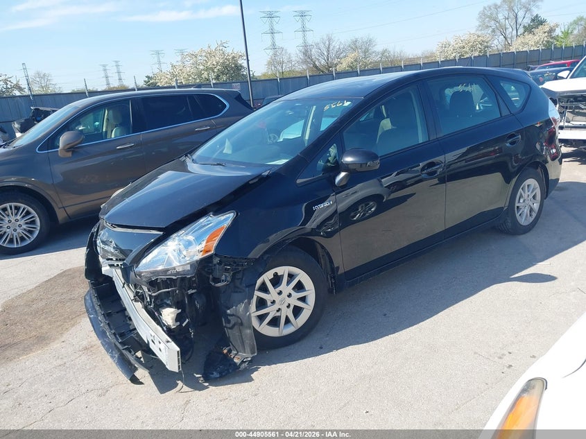 2013 Toyota Prius v VIN JTDZN3EU6D3230233 IAAI salvage auction — FRONT END, Salvage (Idaho), sold $1,550 on 2026-07-20 (photo 2)