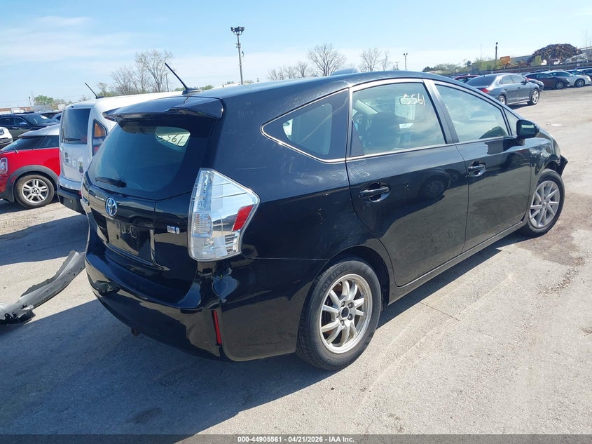 2013 Toyota Prius v VIN JTDZN3EU6D3230233 IAAI salvage auction — FRONT END, Salvage (Idaho), sold $1,550 on 2026-07-20 (photo 4)