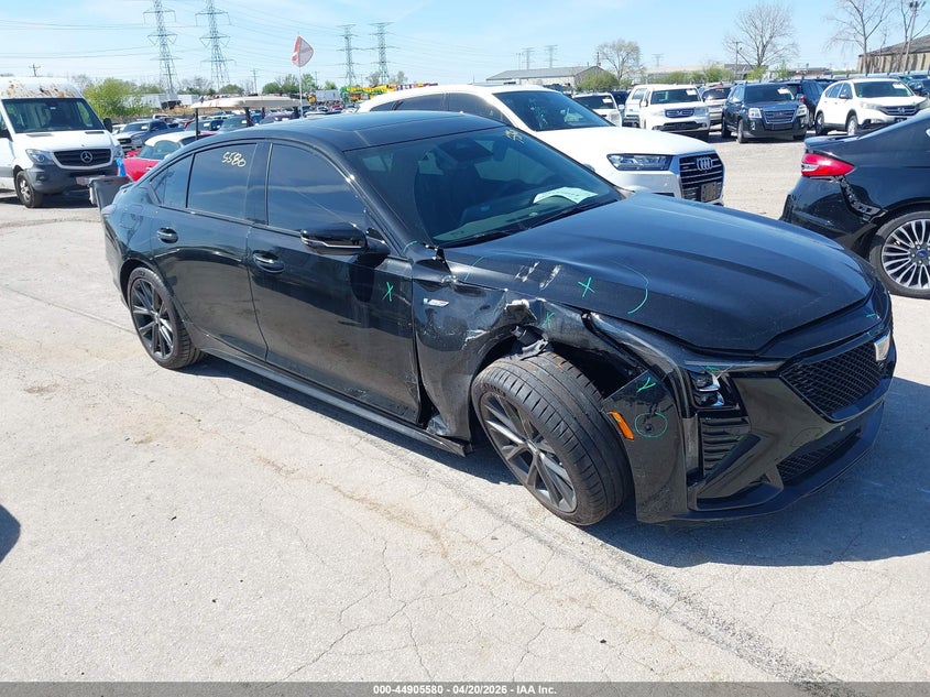 2026 Cadillac Ct5-v VIN 1G6DV5RW2T0111020 IAAI salvage auction — SUSPENSION, Salvage (Illinois), sold $29,250 on 2026-07-06 (photo 1)