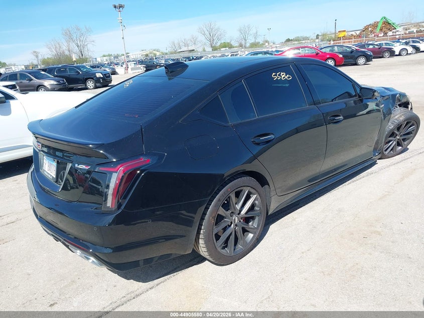 2026 Cadillac Ct5-v VIN 1G6DV5RW2T0111020 IAAI salvage auction — SUSPENSION, Salvage (Illinois), sold $29,250 on 2026-07-06 (photo 4)