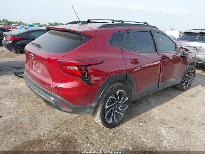 2024 Chevrolet Trax VIN KL77LJE25RC209894 IAAI salvage auction — FRONT END, Salvage (Texas), sold $1,900 on 2026-07-22 (photo 4)