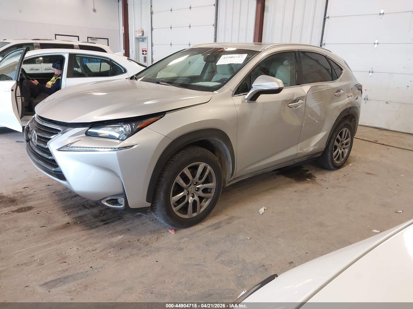 2016 Lexus Nx VIN JTJBARBZ5G2079523 IAAI salvage auction — LEFT & RIGHT, Salvage (Idaho), sold $3,000 on 2026-07-28 (photo 2)