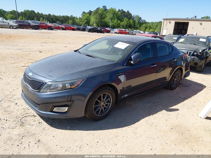 2015 Kia Optima VIN 5XXGM4A75FG418647 IAAI salvage auction — REAR END, Salvage (North Carolina), sold $650 on 2026-07-20 (photo 2)