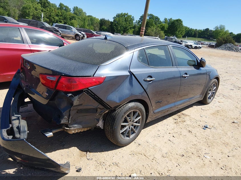 2015 Kia Optima VIN 5XXGM4A75FG418647 IAAI salvage auction — REAR END, Salvage (North Carolina), sold $650 on 2026-07-20 (photo 4)