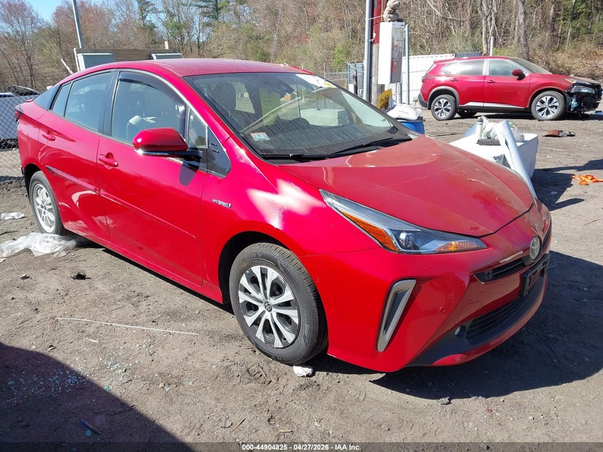 2019 Toyota Prius VIN JTDL9RFU1K3000561 IAAI salvage auction — REAR END, Salvage (Massachusetts), sold $7,050 on 2026-07-14 (photo 1)