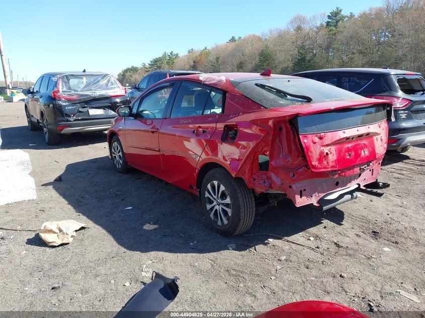 2019 Toyota Prius VIN JTDL9RFU1K3000561 IAAI salvage auction — REAR END, Salvage (Massachusetts), sold $7,050 on 2026-07-14 (photo 3)