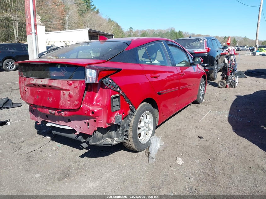 2019 Toyota Prius VIN JTDL9RFU1K3000561 IAAI salvage auction — REAR END, Salvage (Massachusetts), sold $7,050 on 2026-07-14 (photo 4)