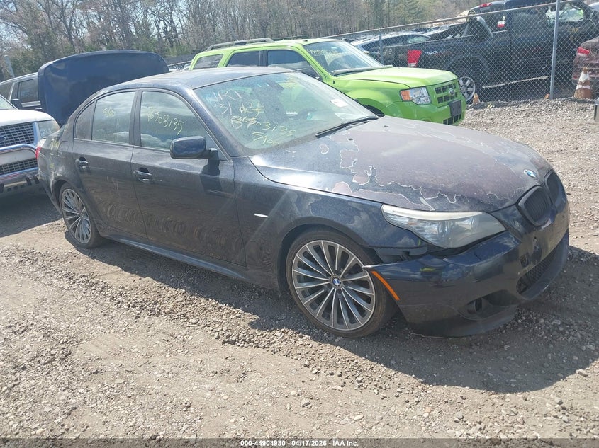 2009 BMW 5 series VIN WBANW535X9CT56019 IAAI salvage auction — FRONT & REAR, Bill Of Sale (New York), sold $475 on 2026-07-14 (photo 1)