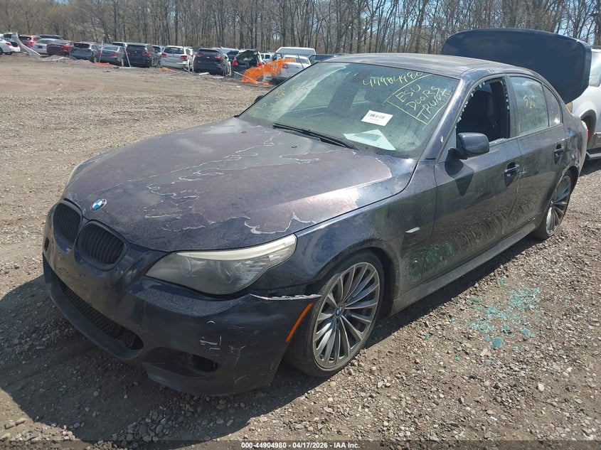 2009 BMW 5 series VIN WBANW535X9CT56019 IAAI salvage auction — FRONT & REAR, Bill Of Sale (New York), sold $475 on 2026-07-14 (photo 2)