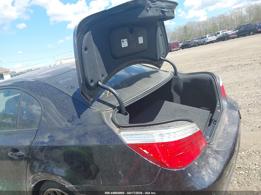 2009 BMW 5 series VIN WBANW535X9CT56019 IAAI salvage auction — FRONT & REAR, Bill Of Sale (New York), sold $475 on 2026-07-14 (photo 6)
