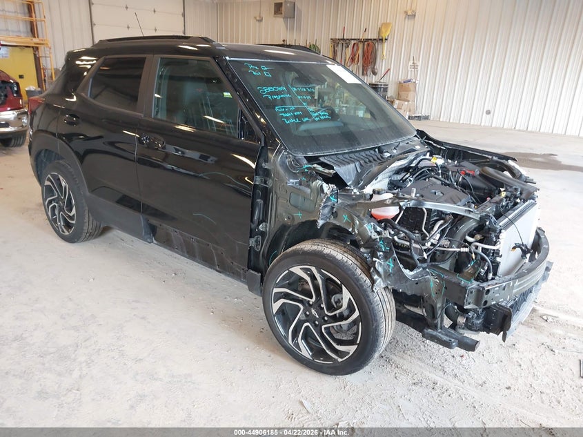2026 Chevrolet Trailblazer VIN KL79MUSL5TB087698 IAAI salvage auction — FRONT END, Clear (Michigan), sold $6,400 on 2026-07-21 (photo 1)