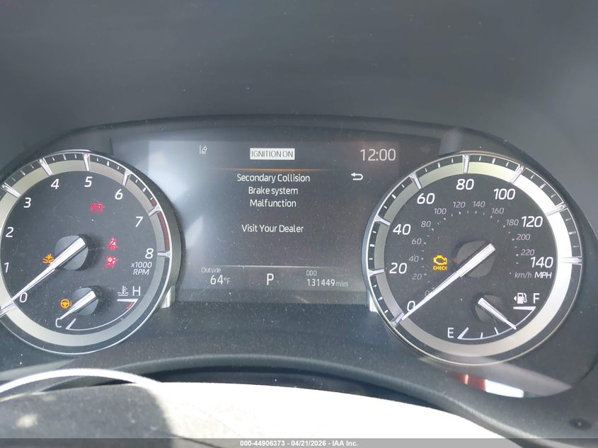 2022 Toyota Highlander VIN 5TDHZRAH5NS553331 IAAI salvage auction — FRONT END, Salvage Title, sold $13,600 on 2026-07-23 (photo 7)
