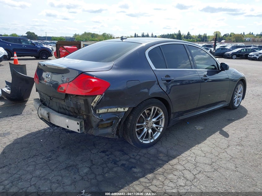 2007 Infiniti G35 VIN JNKBV61E17M723204 IAAI salvage auction — REAR END, Salvage (Oregon), sold $700 on 2026-08-24 (photo 4)