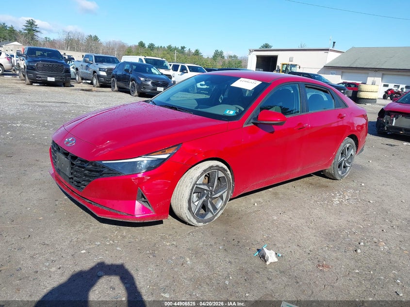 2023 Hyundai Elantra VIN 5NPLS4AG2PH096947 IAAI salvage auction — RIGHT FRONT, Salvage (New Hampshire), sold $3,400 on 2026-07-08 (photo 2)