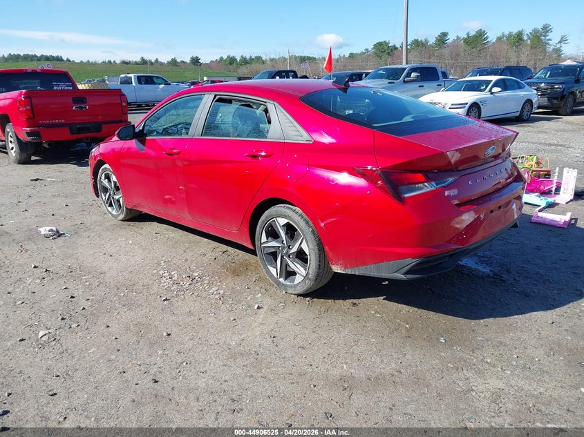 2023 Hyundai Elantra VIN 5NPLS4AG2PH096947 IAAI salvage auction — RIGHT FRONT, Salvage (New Hampshire), sold $3,400 on 2026-07-08 (photo 3)