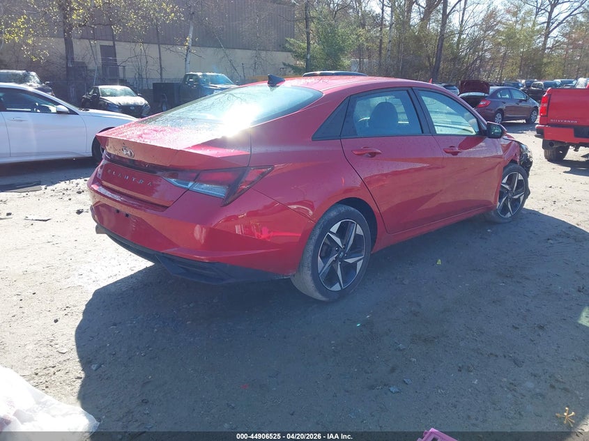 2023 Hyundai Elantra VIN 5NPLS4AG2PH096947 IAAI salvage auction — RIGHT FRONT, Salvage (New Hampshire), sold $3,400 on 2026-07-08 (photo 4)