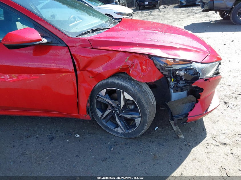 2023 Hyundai Elantra VIN 5NPLS4AG2PH096947 IAAI salvage auction — RIGHT FRONT, Salvage (New Hampshire), sold $3,400 on 2026-07-08 (photo 6)