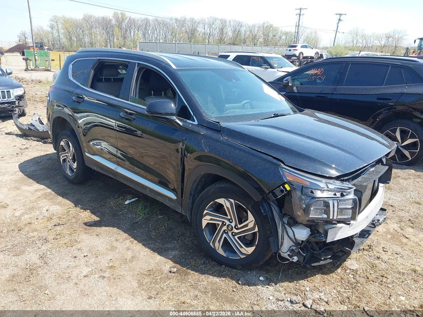 2022 Hyundai Santa fe VIN 5NMS2DAJ9NH454028 IAAI salvage auction — LEFT FRONT, Salvage (Pennsylvania), sold $3,800 on 2026-07-31 (photo 1)