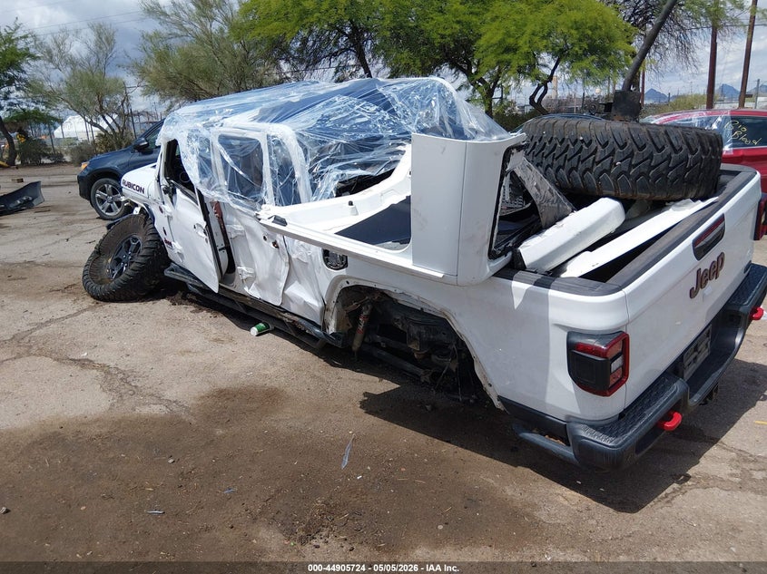 2020 Jeep Gladiator VIN 1C6JJTBG4LL105292 IAAI salvage auction — BIO HAZARD, Non-Repairable (Arizona), sold $7,000 on 2026-07-09 (photo 3)